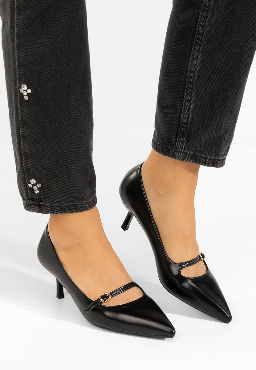 Décolleté tacco a spillo Rilora nero