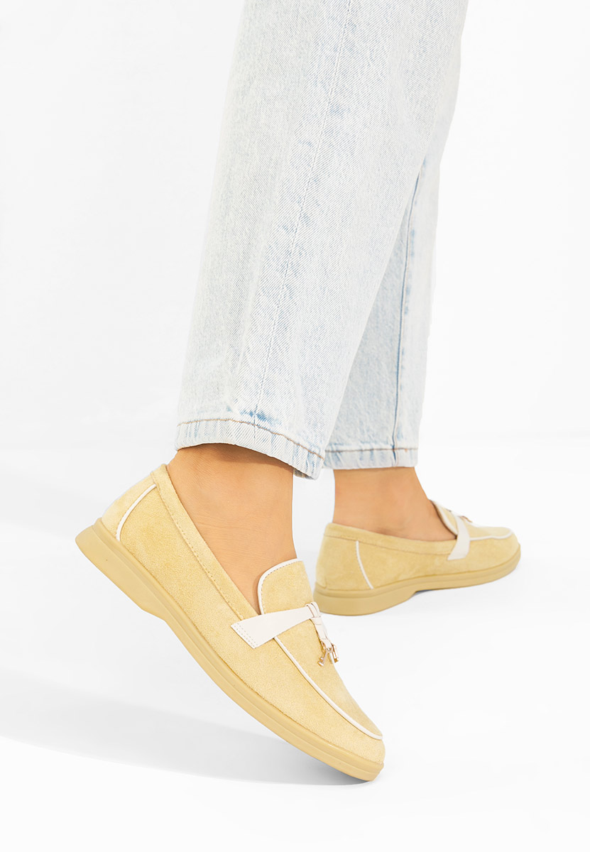 Mocassini da donna Raquella gialli