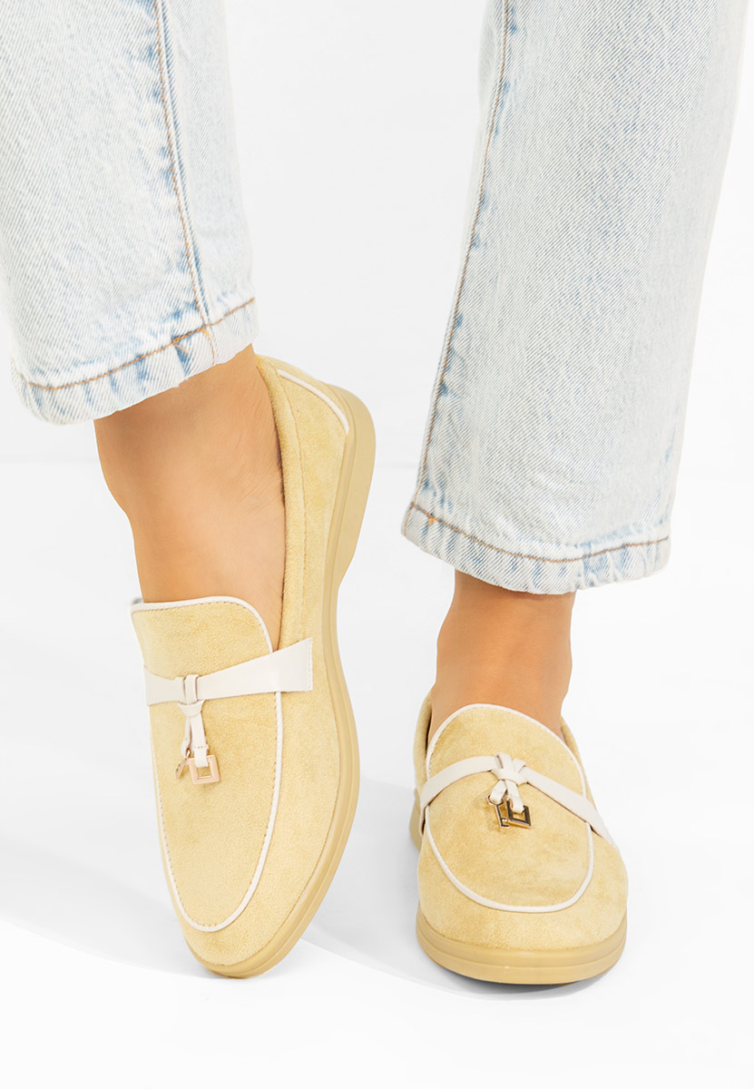 Mocassini da donna Raquella gialli