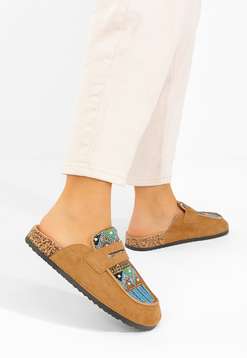 Zoccoli donna Marlie V2 camel