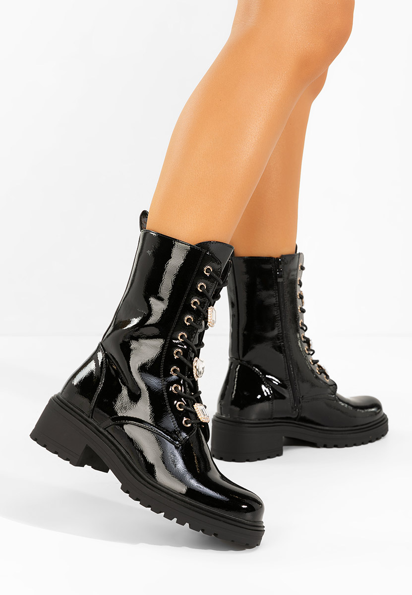 Anfibi donna Rilana nero