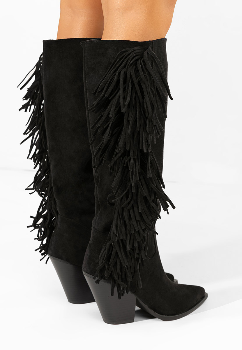 Stivali con tacco Brania nero