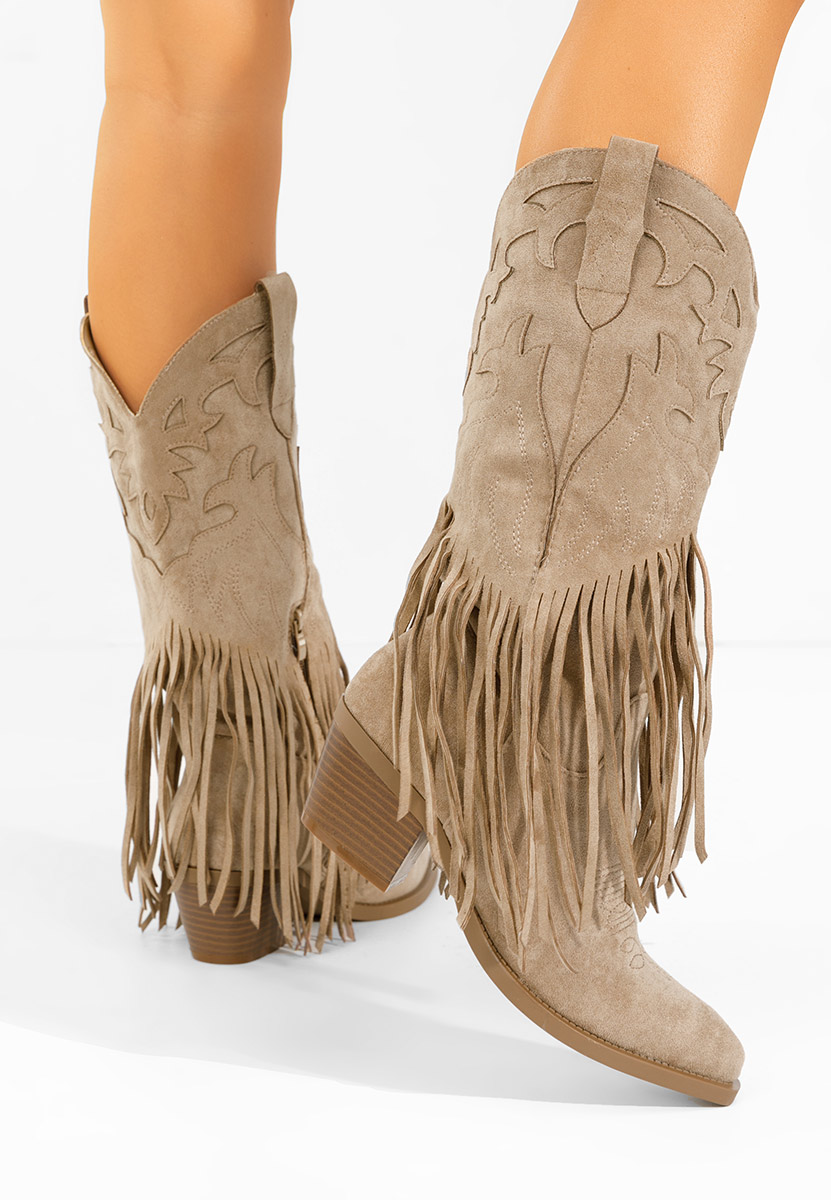 Stivali texani donna Jalira cachi