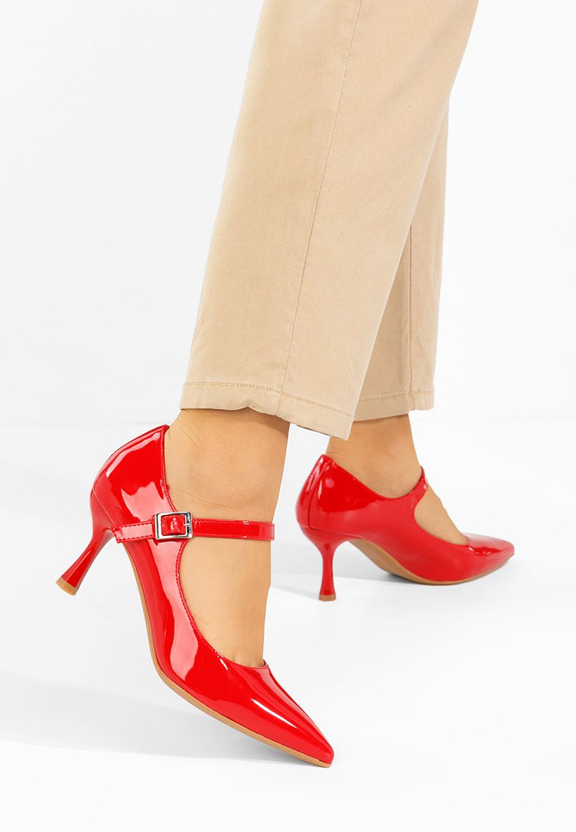 Décolleté tacco a spillo Rosilla rosso