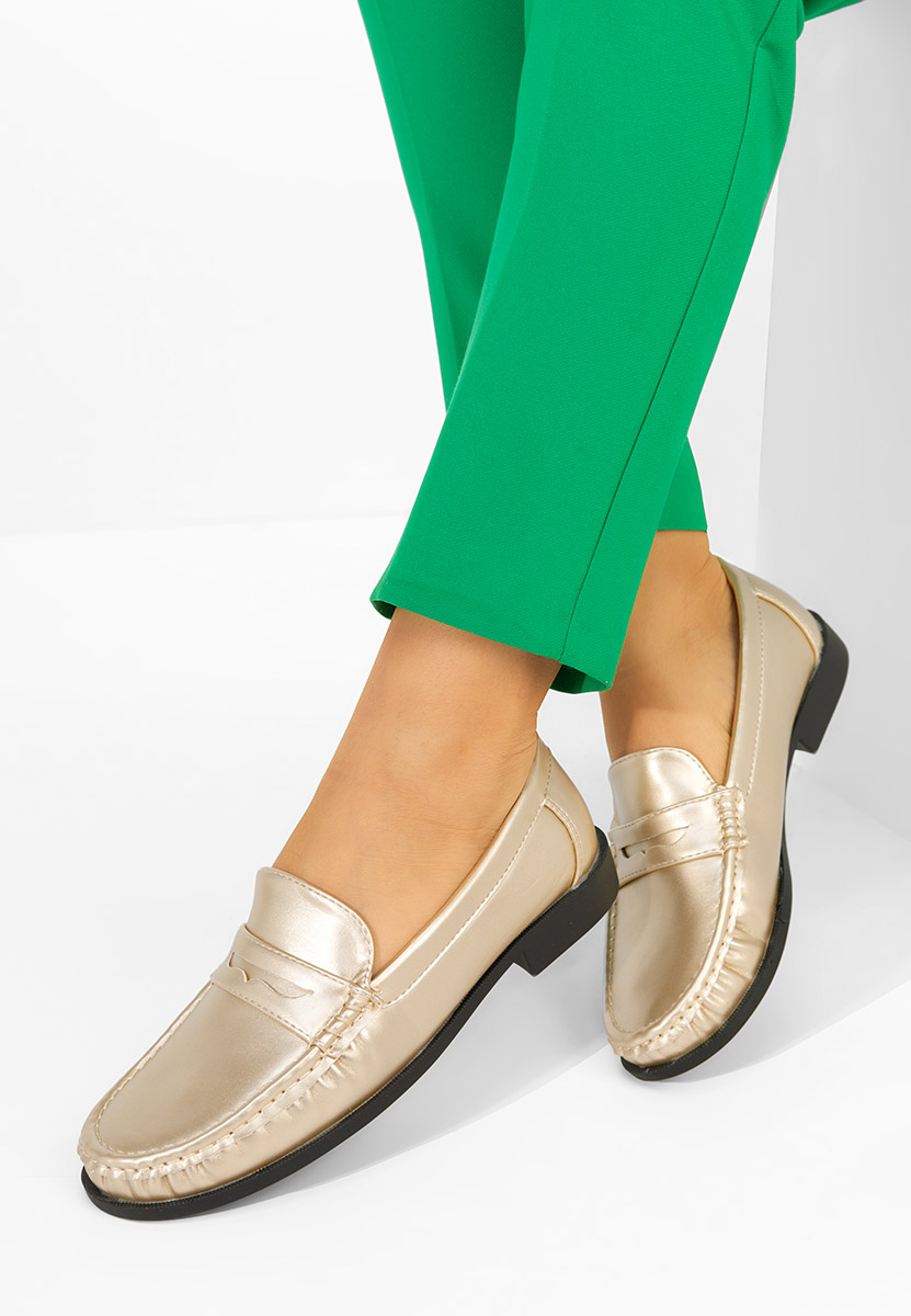 Mocassini da donna Matildia oro