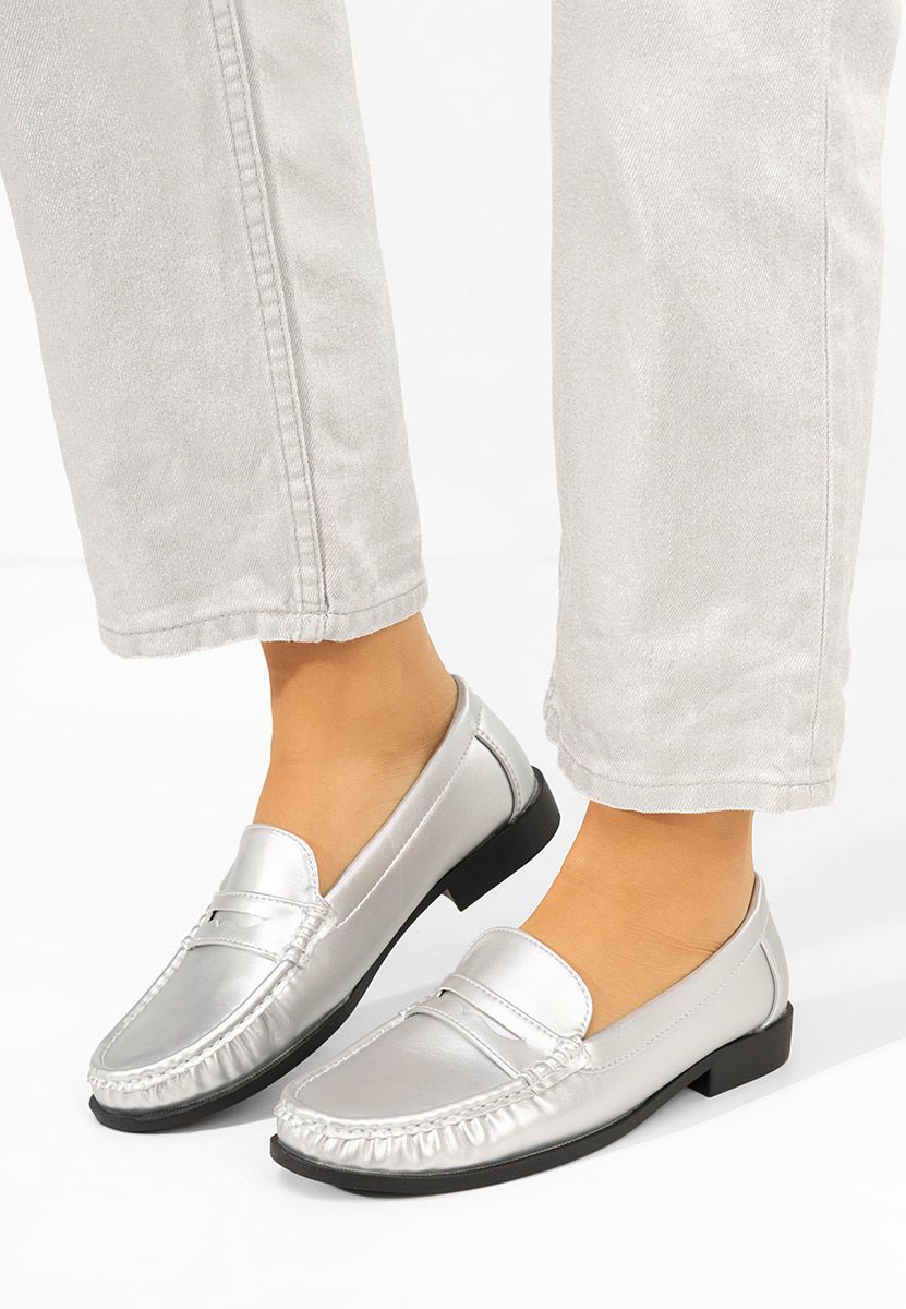 Mocassini da donna Matildia argento