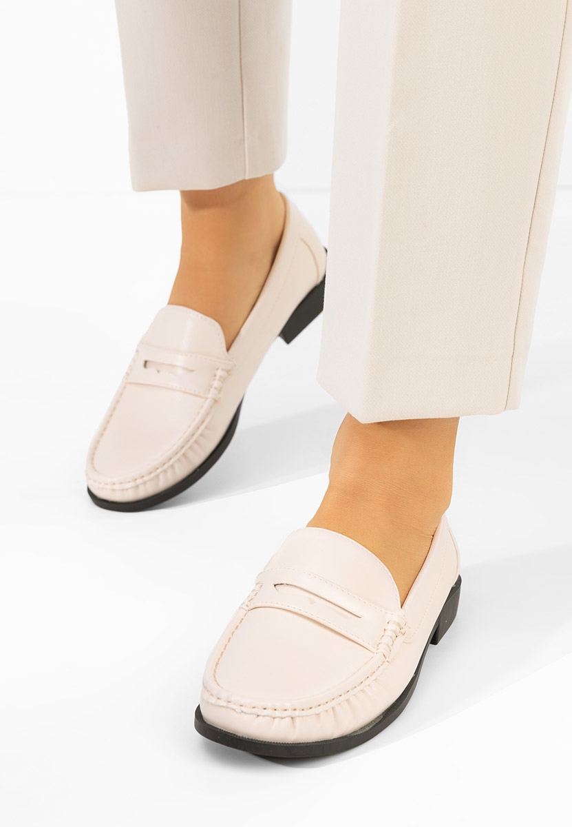 Mocassini da donna Matildia beige