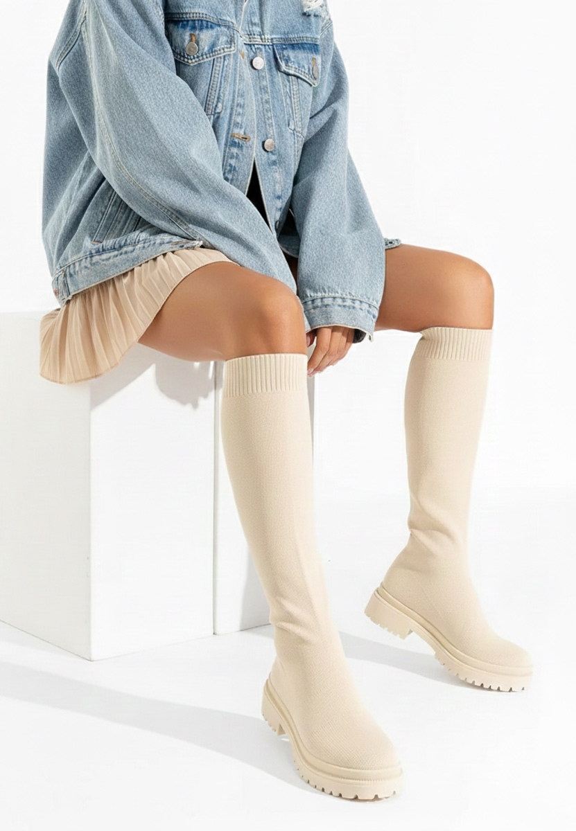 Stivali bassi donna Olvera V2 Beige
