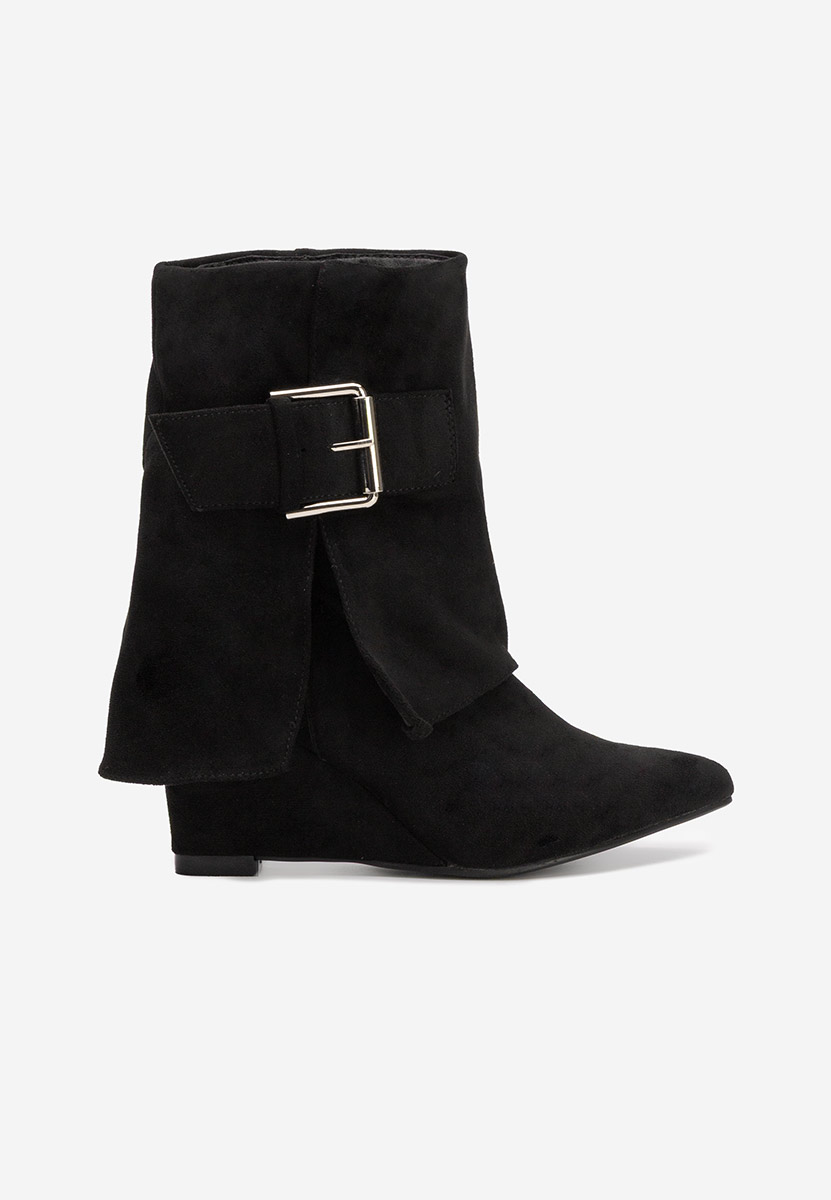 Tronchetti con zeppa Irinea nero