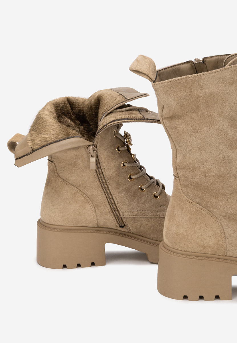 Anfibi donna Fabina V3 cachi