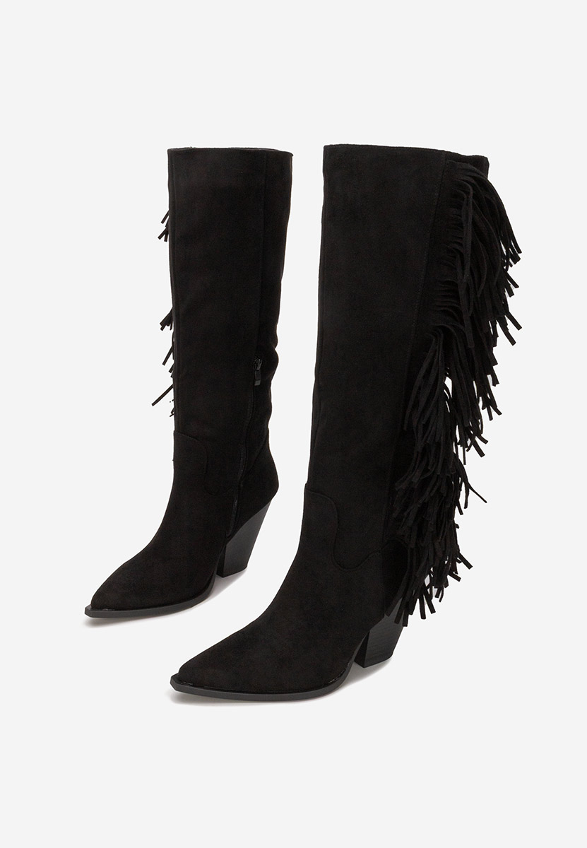 Stivali con tacco Brania nero