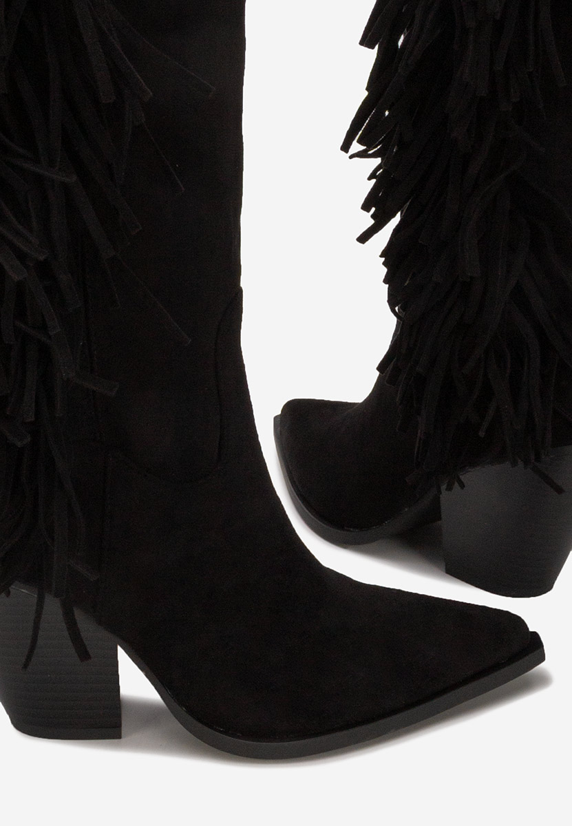 Stivali con tacco Brania nero