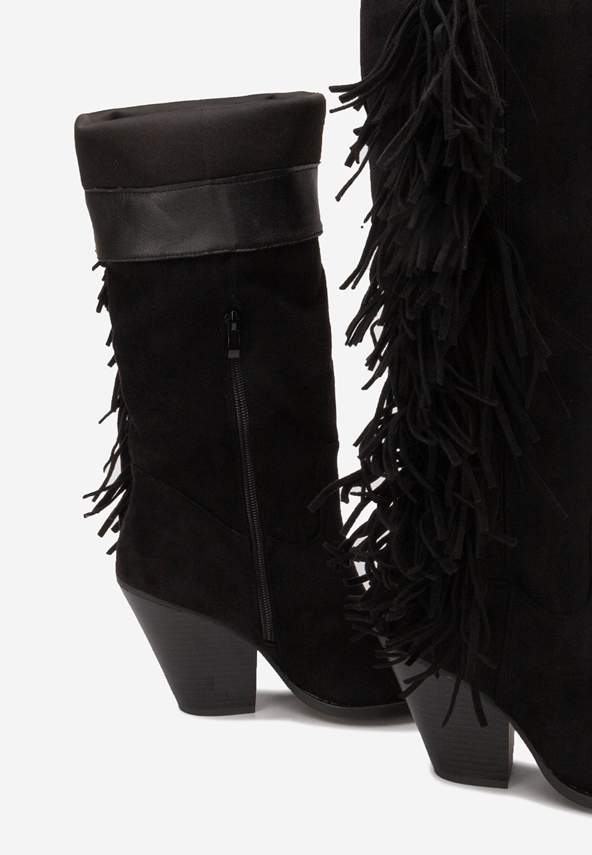 Stivali con tacco Brania nero