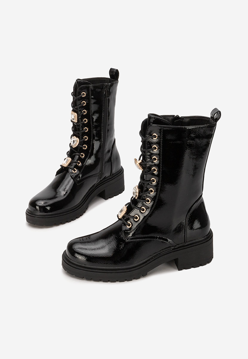 Anfibi donna Rilana nero