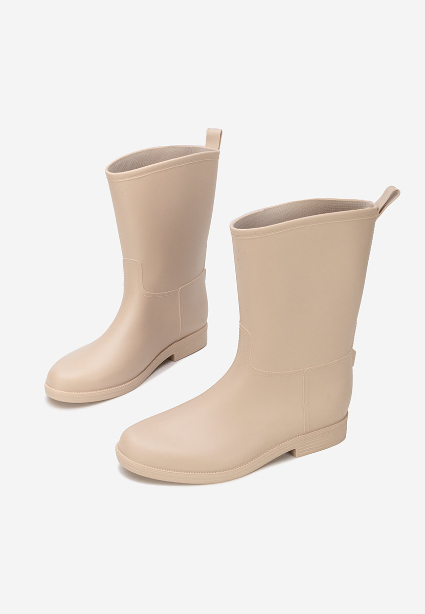 Stivali di gomma donna Elisea beige