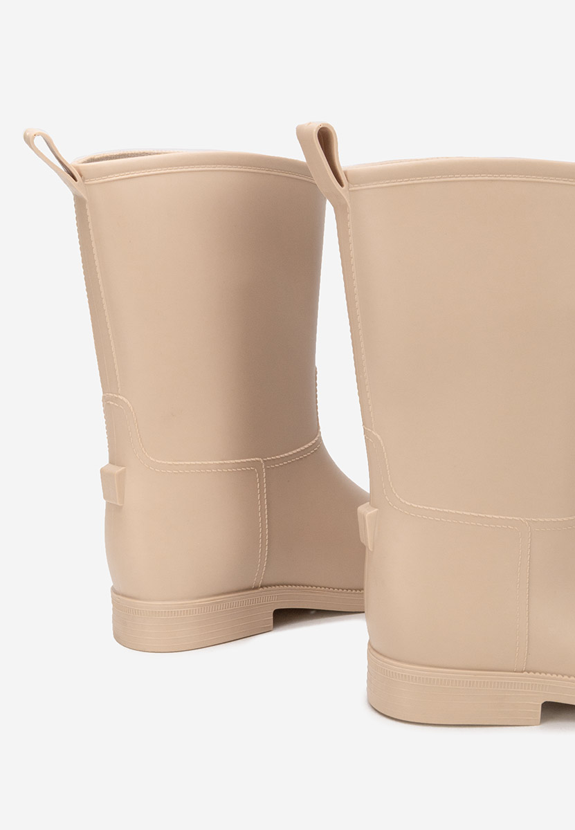 Stivali di gomma donna Elisea beige
