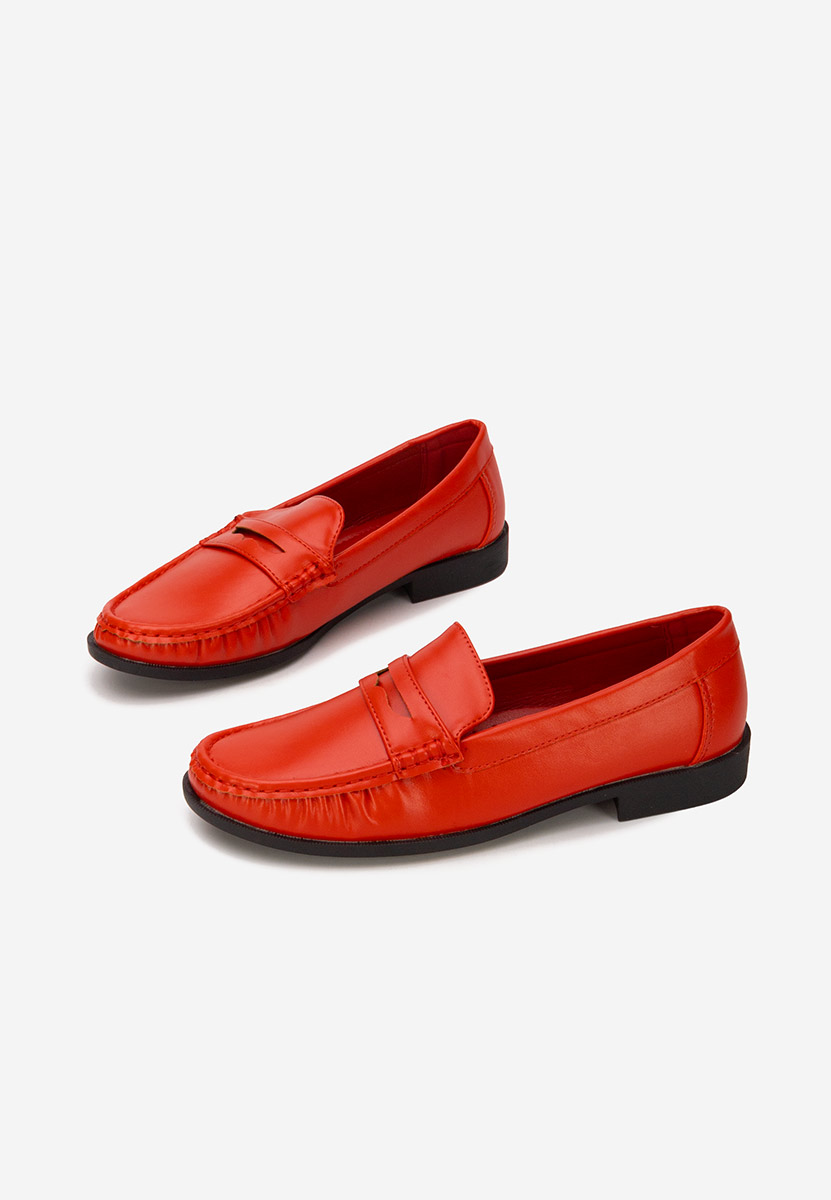 Mocassini da donna Matildia rosso