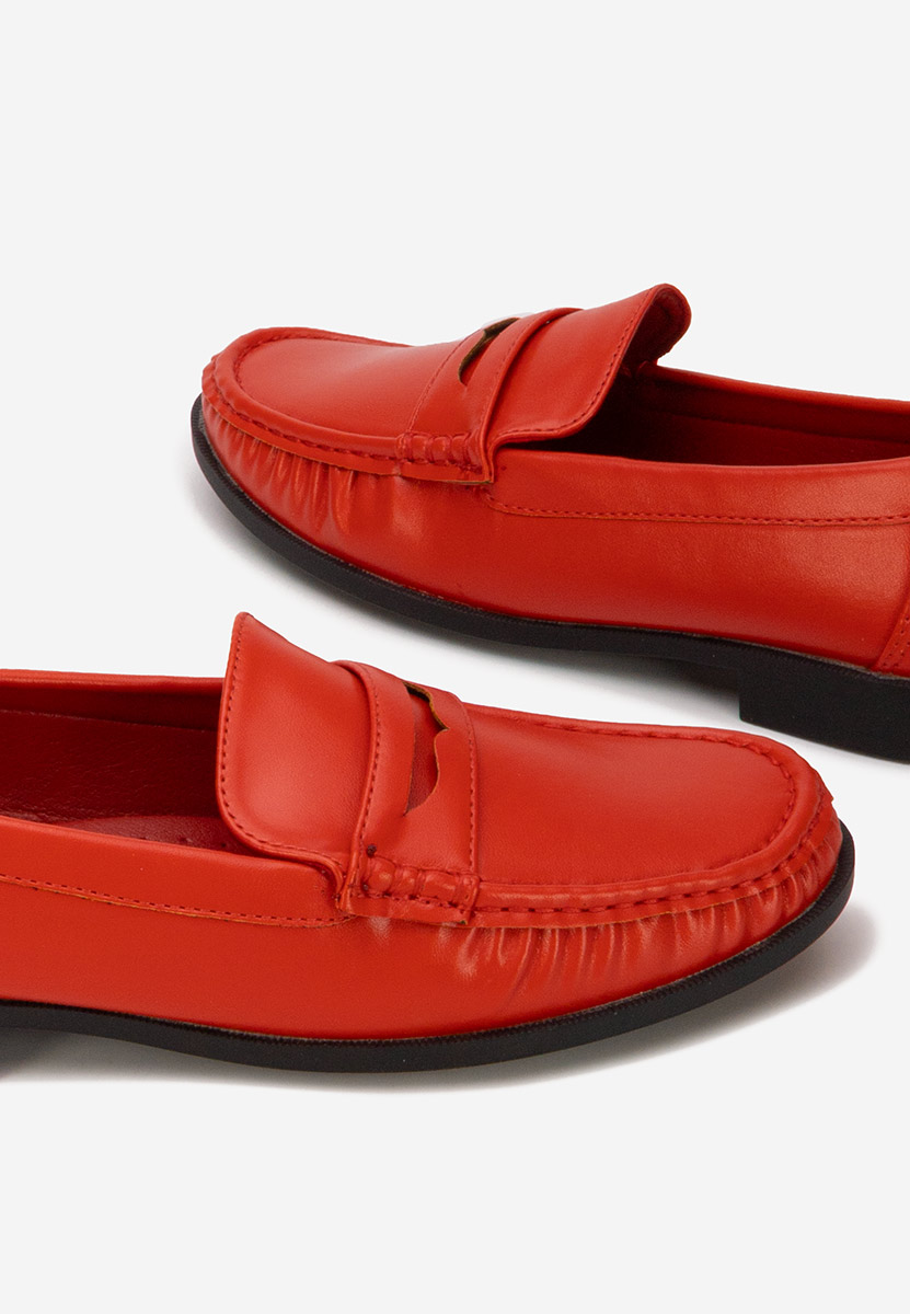 Mocassini da donna Matildia rosso