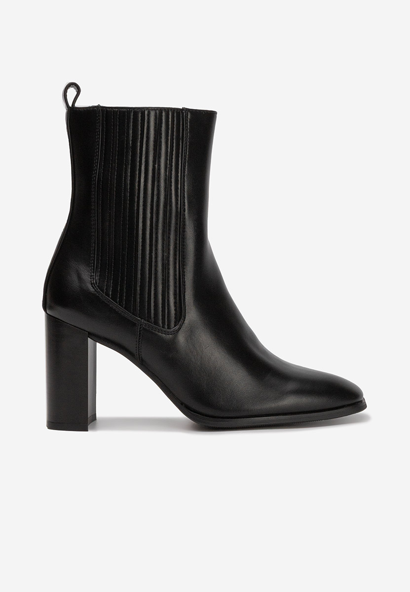 Tronchetti con tacco largo Kalisa nero