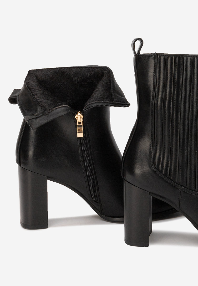 Tronchetti con tacco largo Kalisa nero