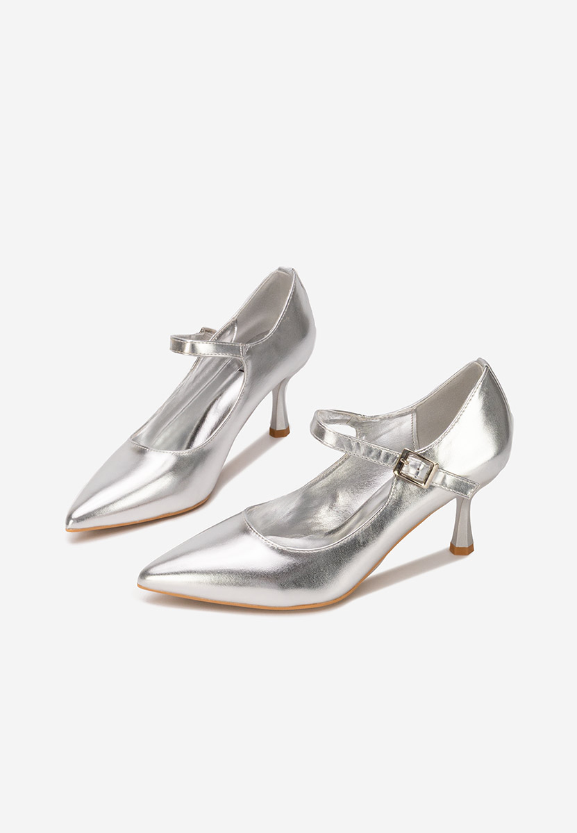 Décolleté tacco a spillo Rosilla argento