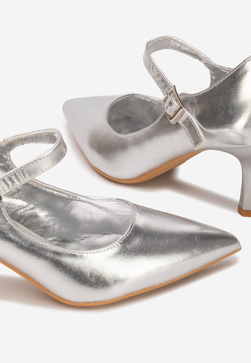 Décolleté tacco a spillo Rosilla argento