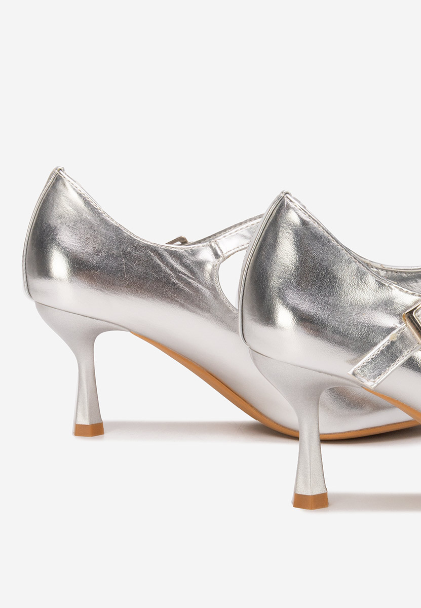 Décolleté tacco a spillo Rosilla argento