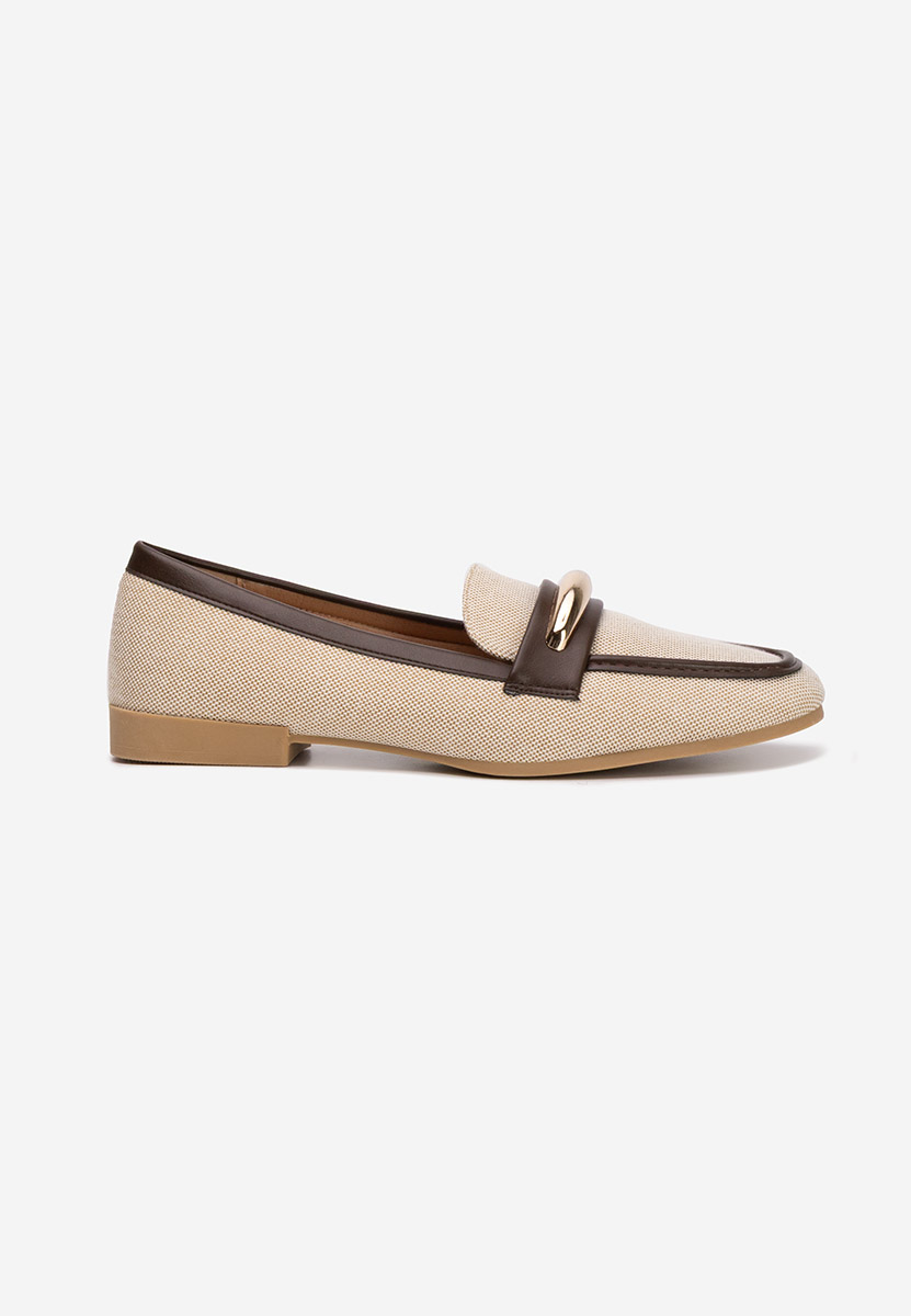 Mocassini da donna Meliania beige