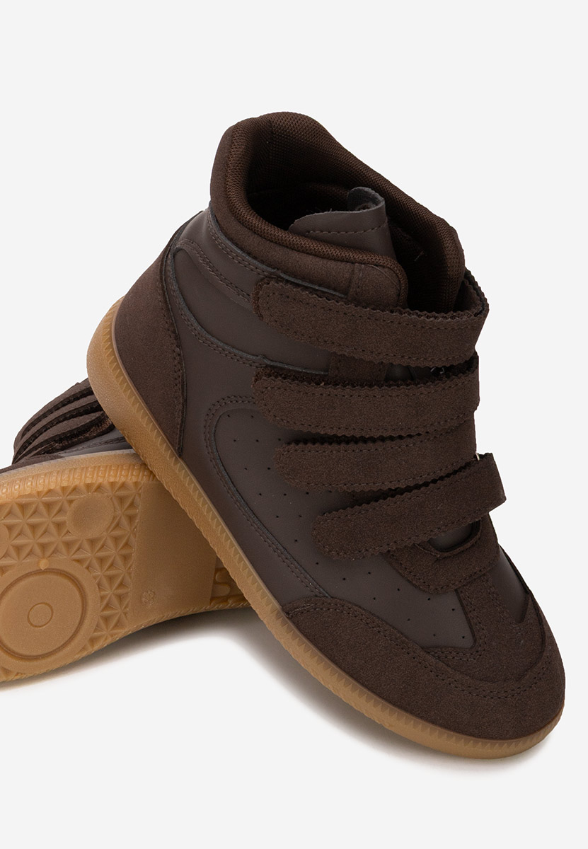 Sneakers donna alte Fluvia marrone