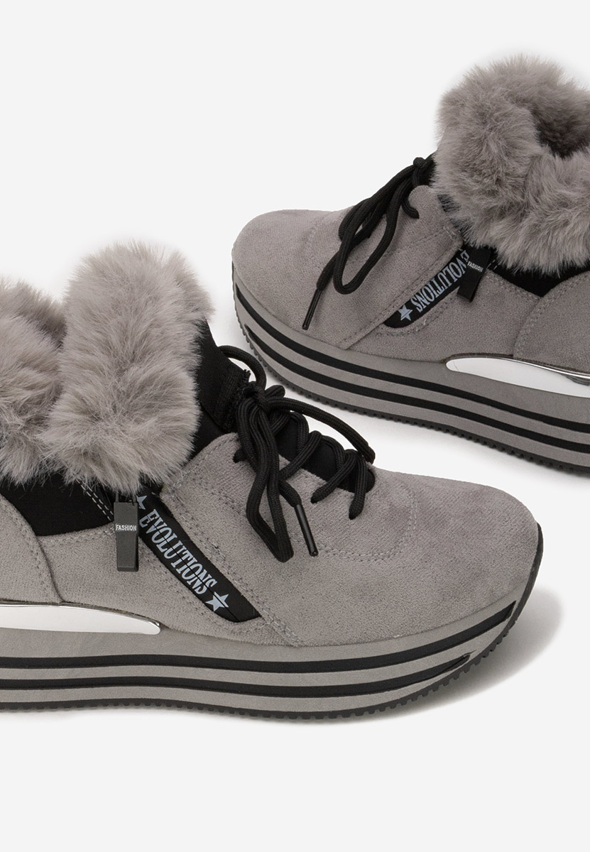Sneakers donna invernali Axira grigio