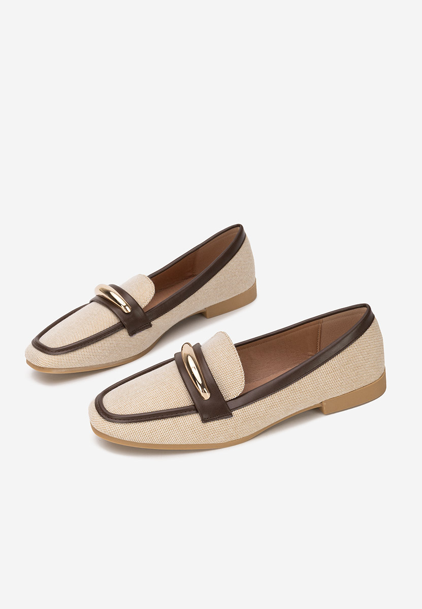 Mocassini da donna Meliania beige