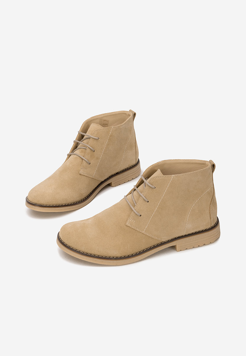 Stivaletti in pelle donna Kalisa V5 beige