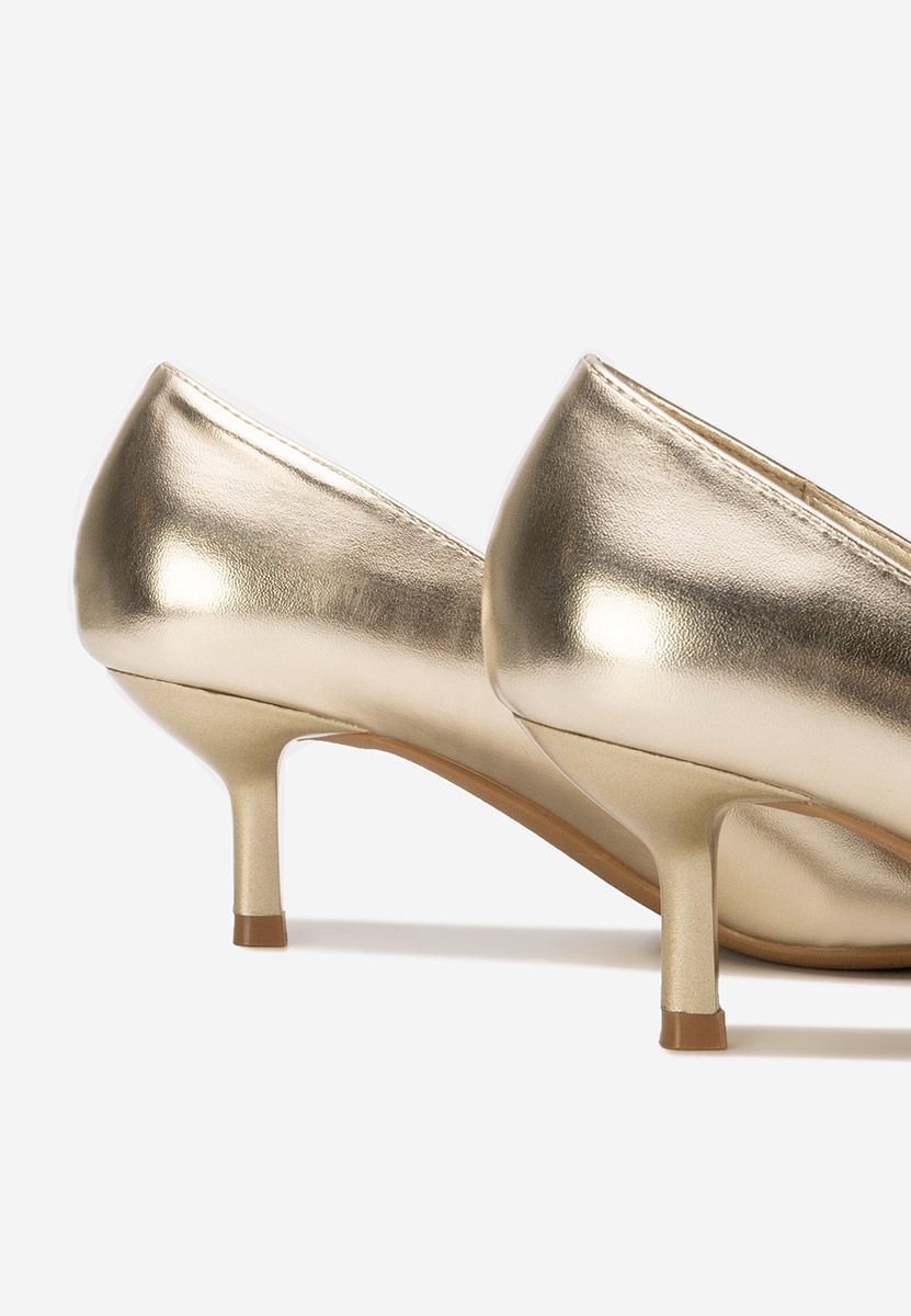 Décolleté tacco a spillo Rilora oro