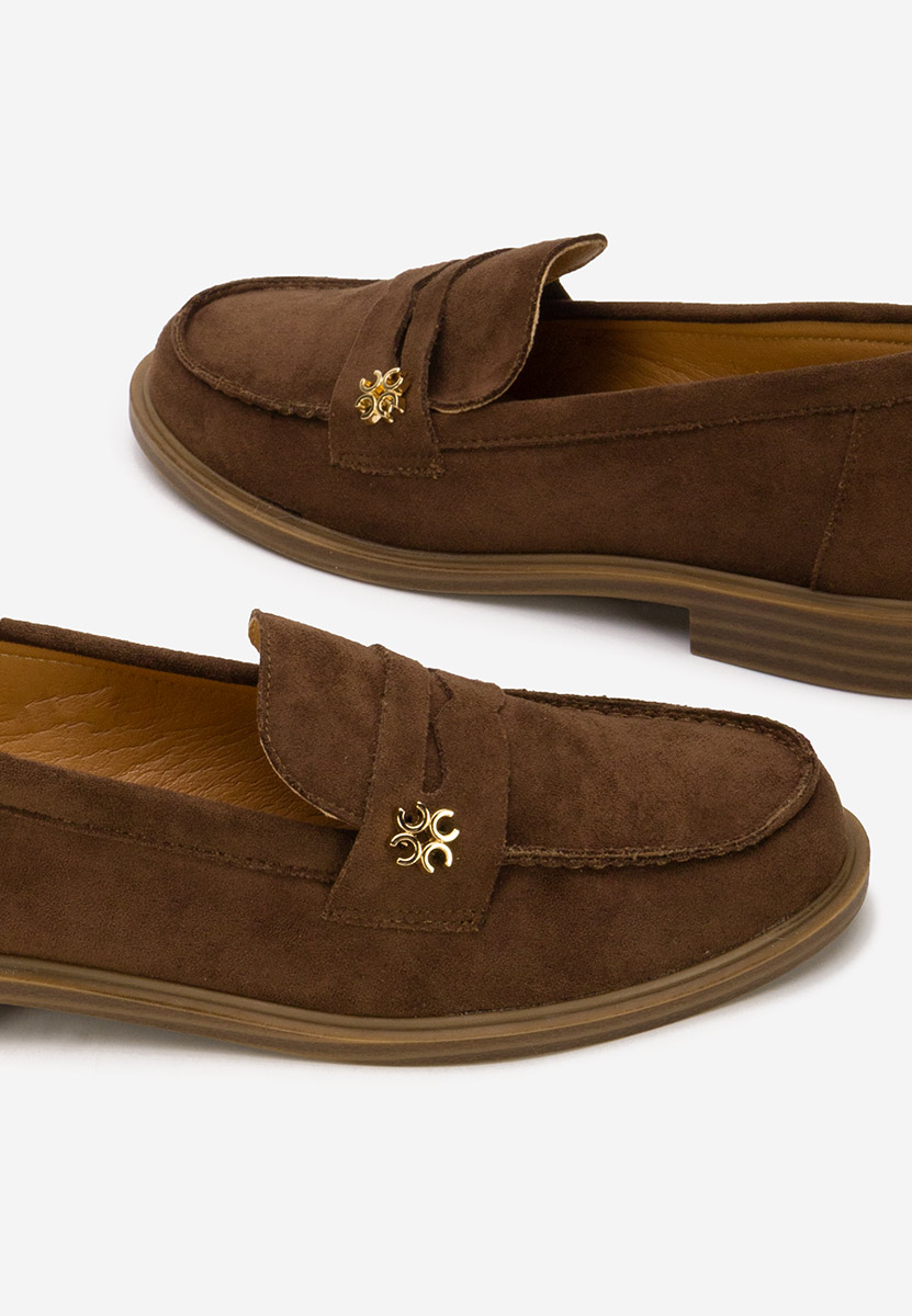 Mocassini da donna Tisera marrone