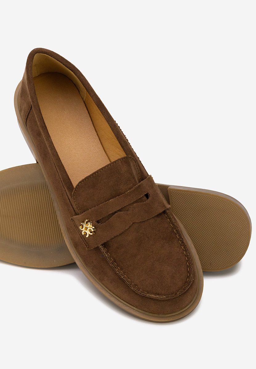 Mocassini da donna Tisera marrone