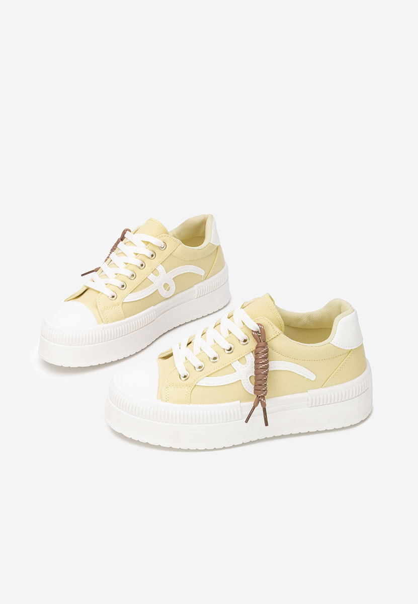 Sneakers con plateau Altamira gialli