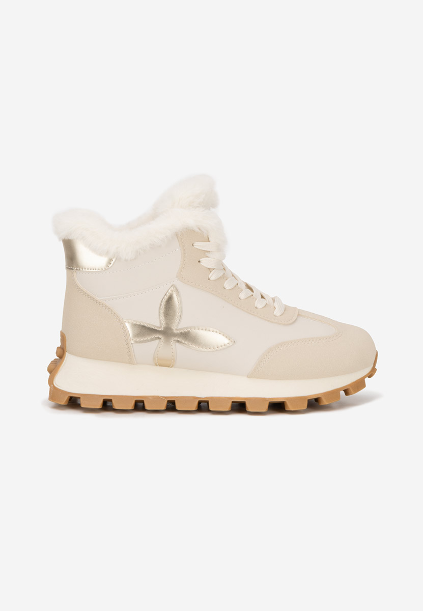 Sneakers donna invernali Ozia beige