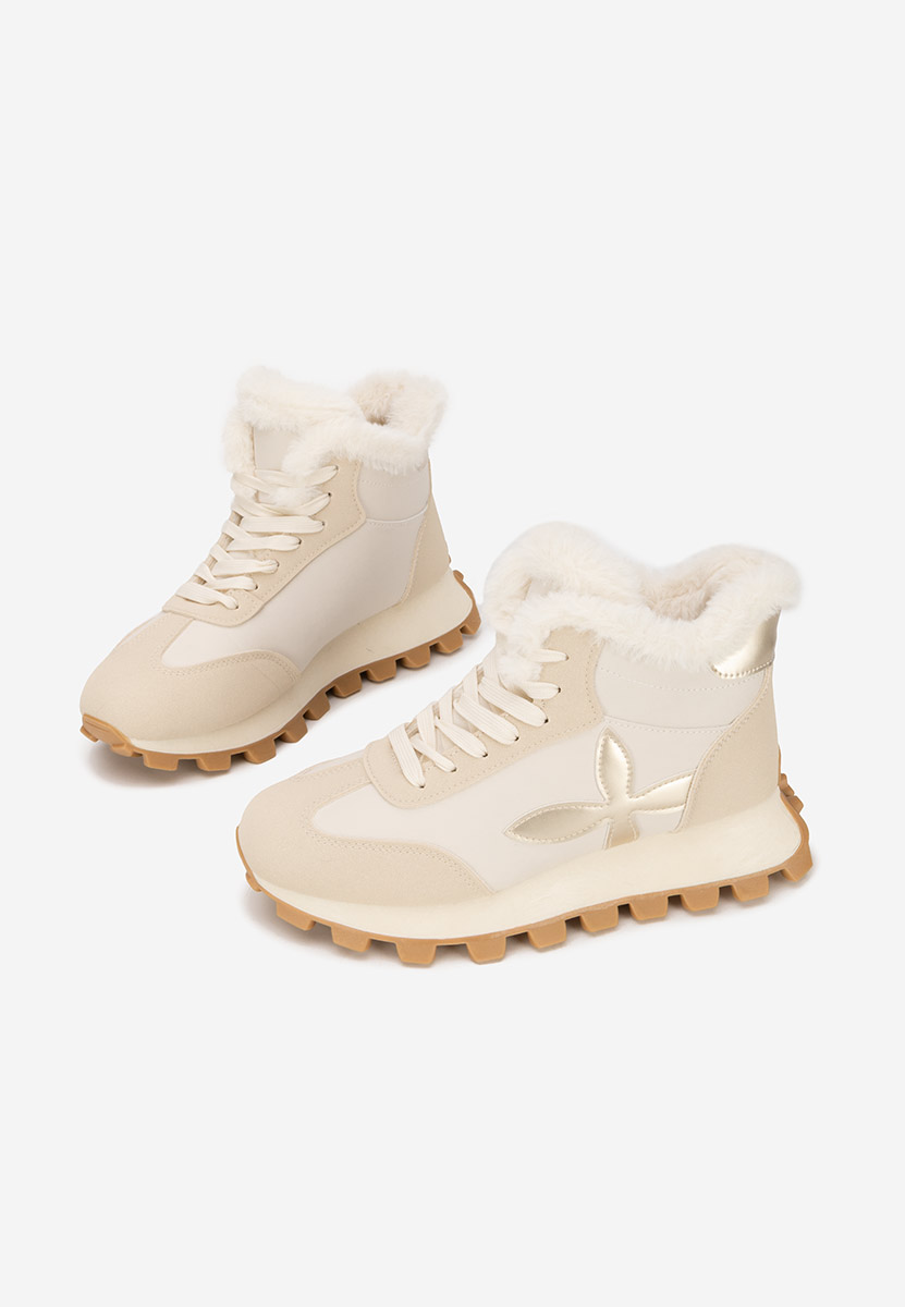 Sneakers donna invernali Ozia beige