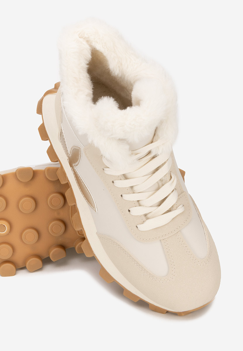 Sneakers donna invernali Ozia beige
