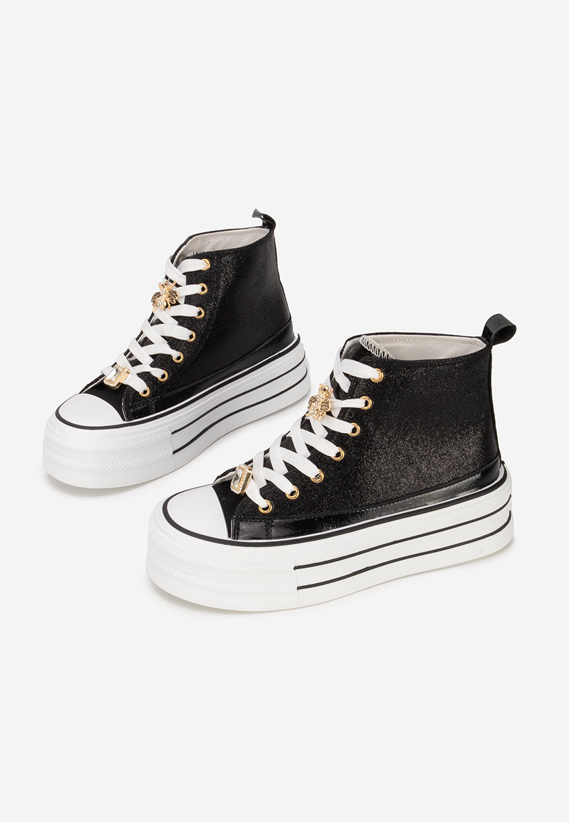 Scarpe da ginnastica con piattaforma Trixy nero