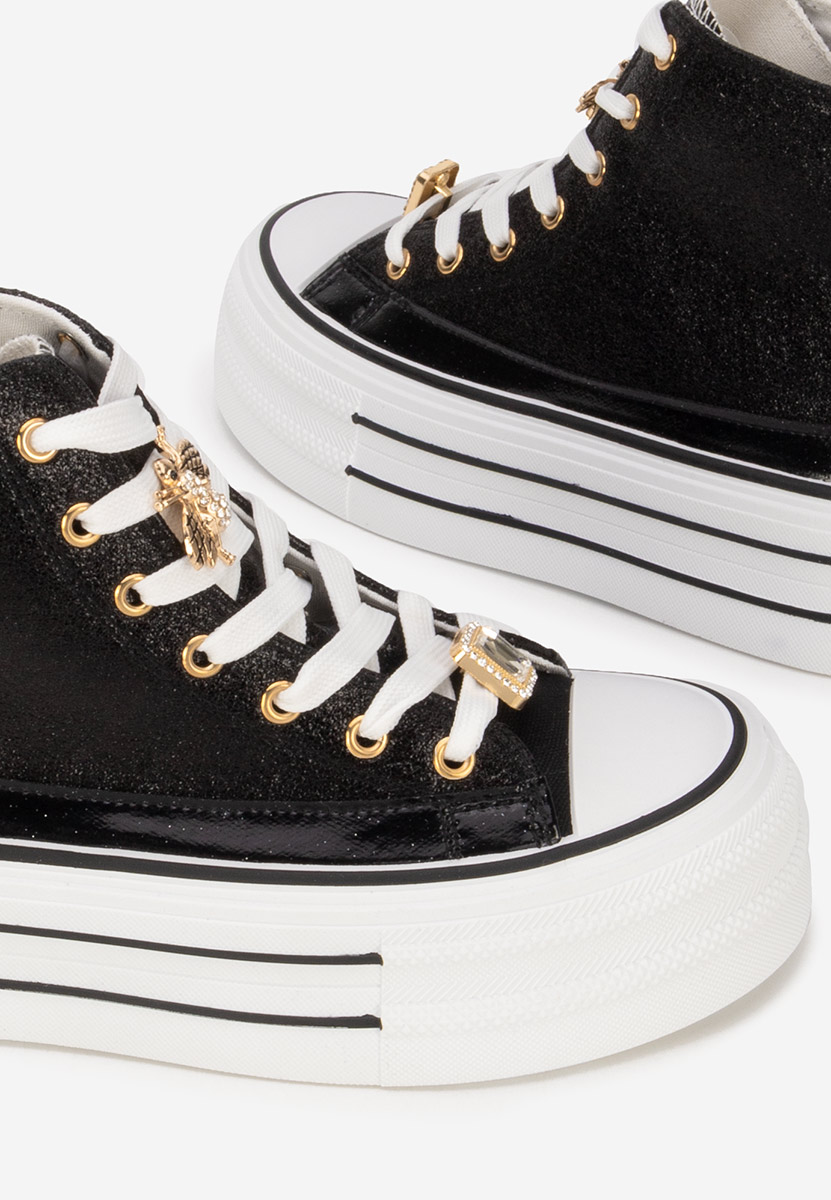 Scarpe da ginnastica con piattaforma Trixy nero