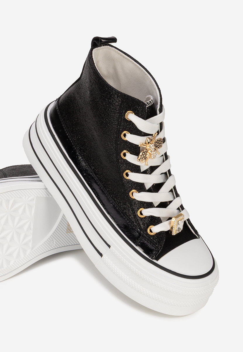 Scarpe da ginnastica con piattaforma Trixy nero