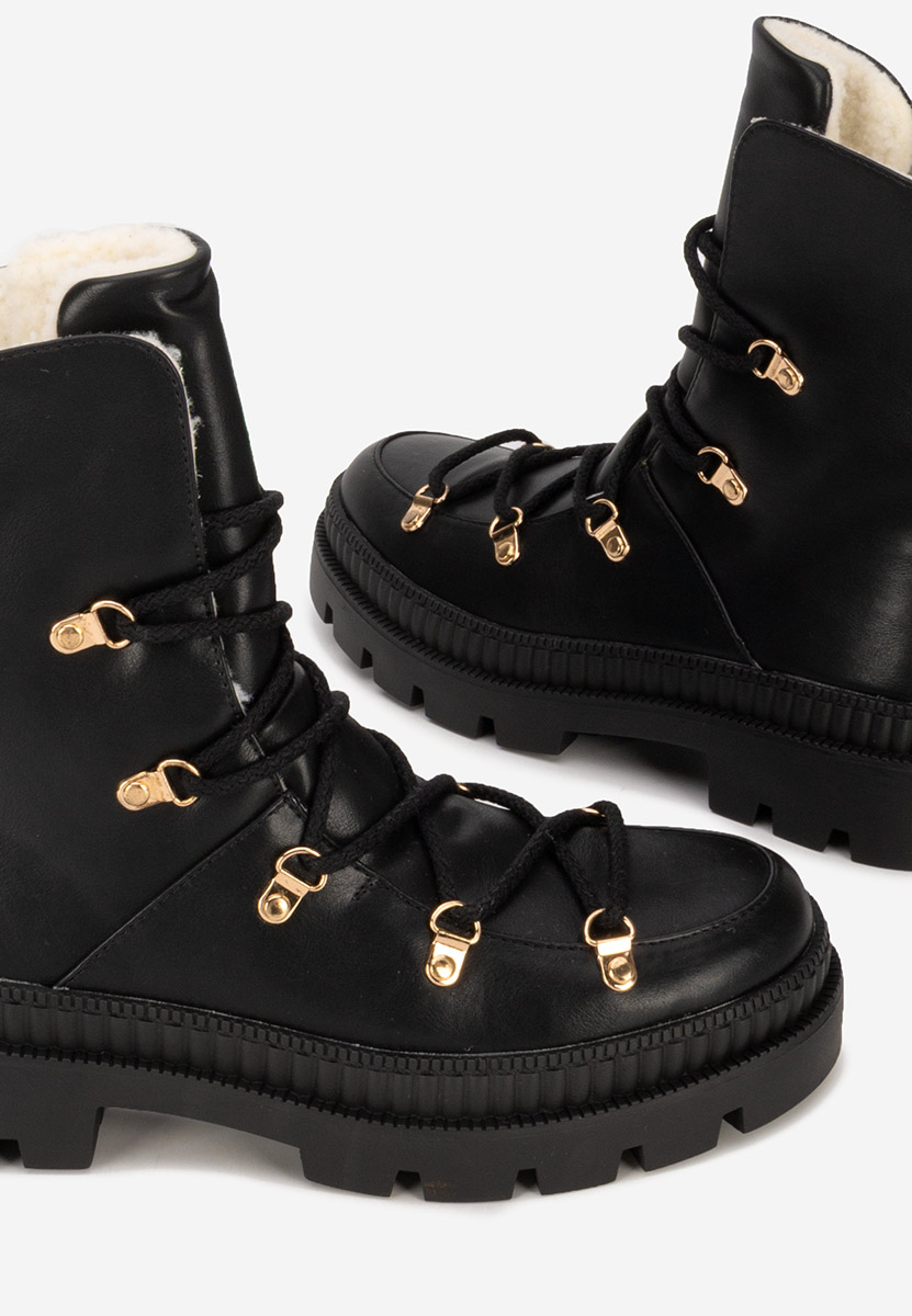 Stivaletti invernali donna Solira nero