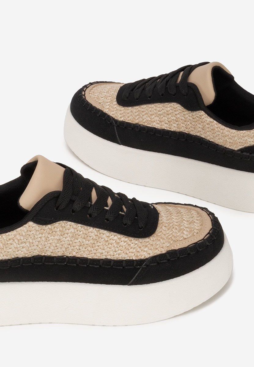 Sneakers con zeppa Cecila nero