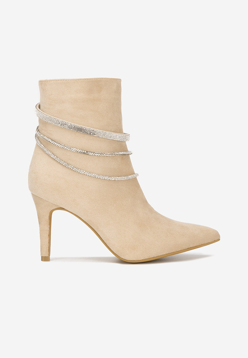 Tronchetti eleganti Lorreta beige