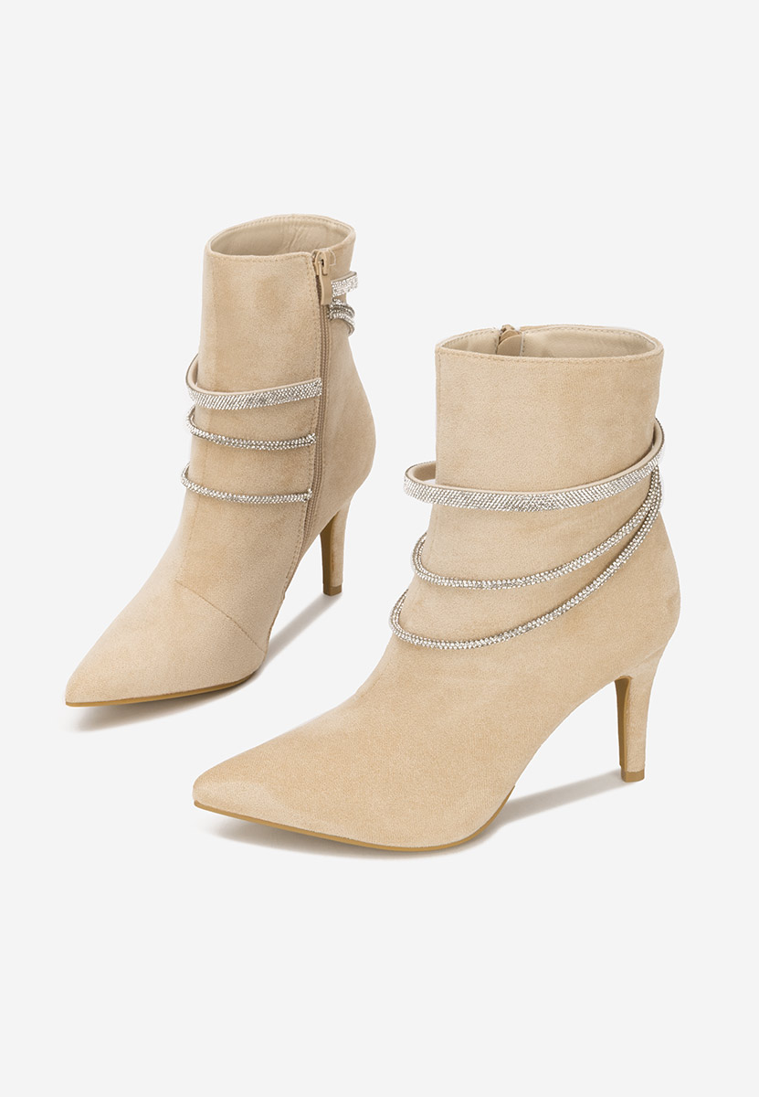 Tronchetti eleganti Lorreta beige