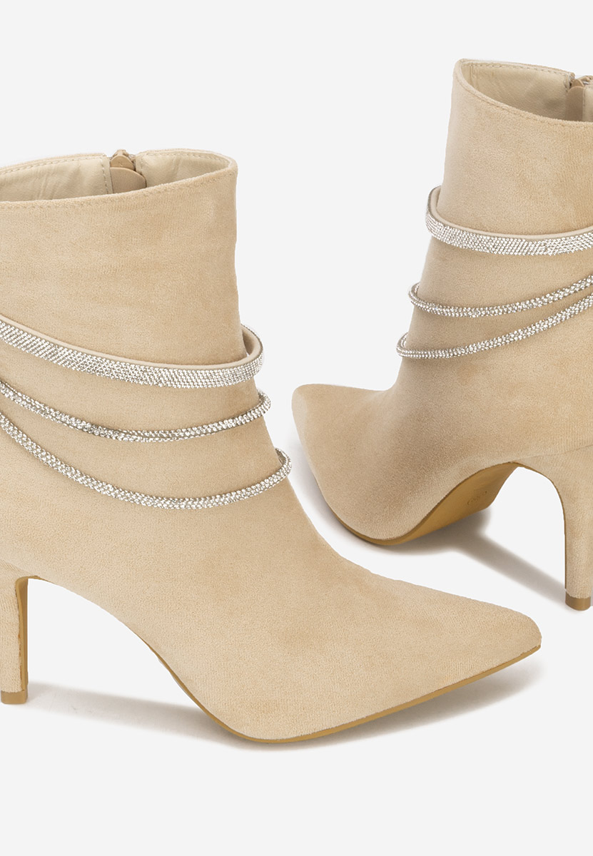 Tronchetti eleganti Lorreta beige