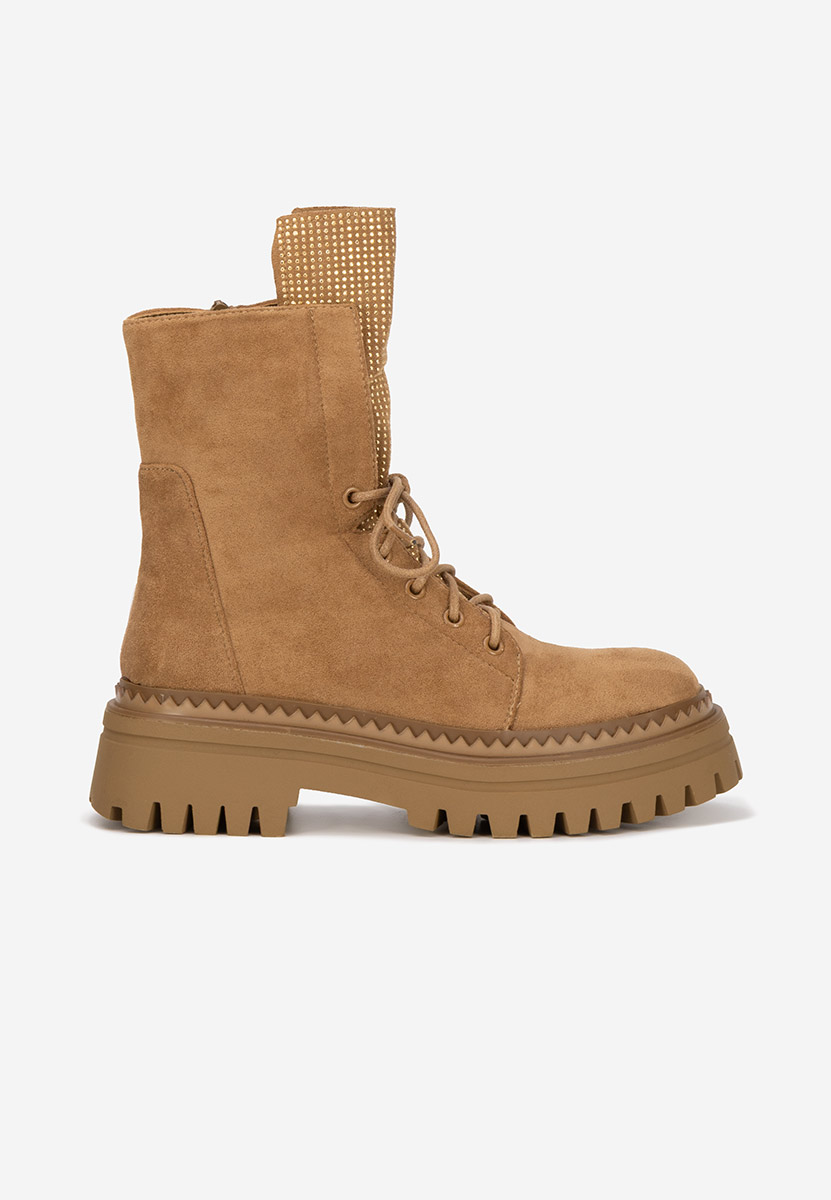 Scarponcini donna Siennara camel