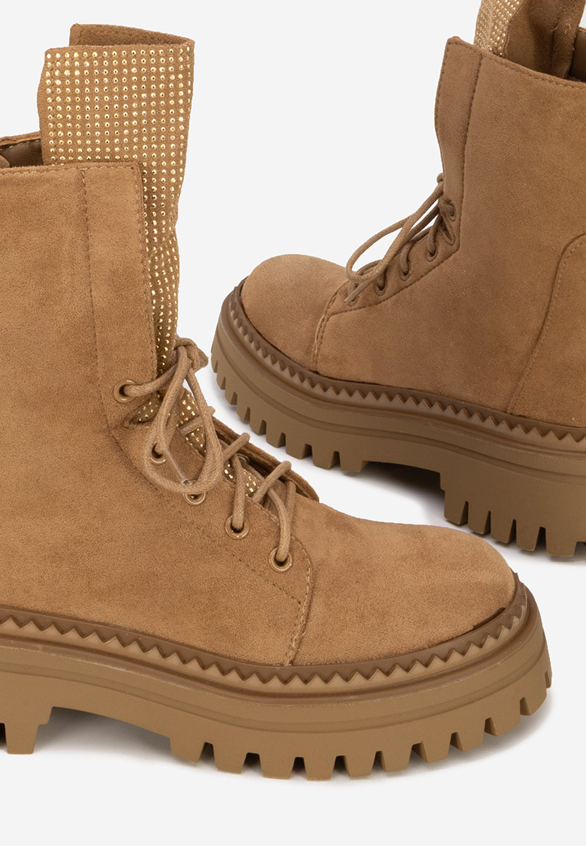 Scarponcini donna Siennara camel