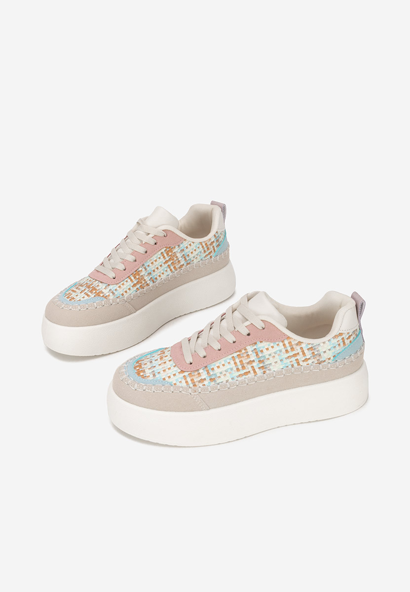 Sneakers con zeppa Cecila colorate